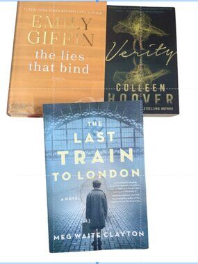 Set of 3 Summer Reads - Verity, Emily Griffin